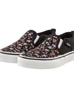 VANS  floral slip-on size 6 Missy